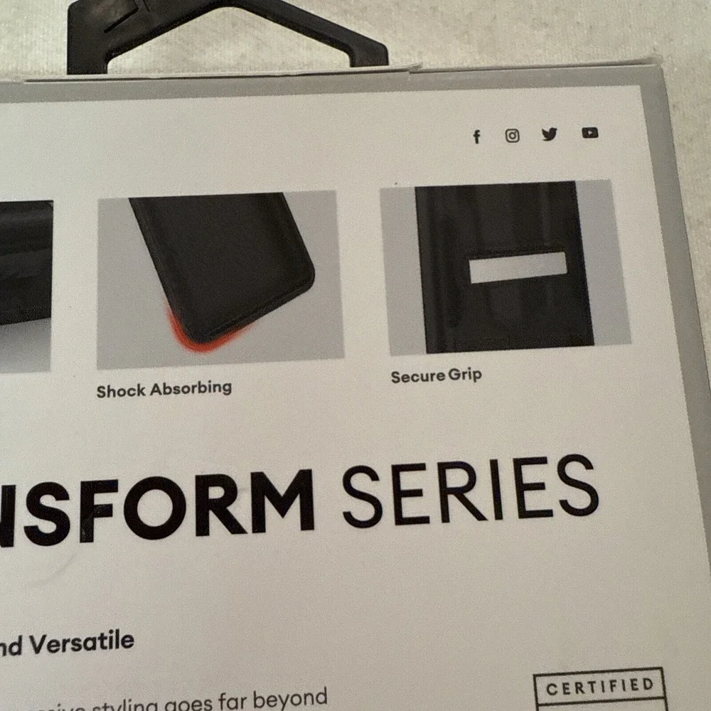 Cricket Debut Case Zizo Transform Series Black‎ Cover New